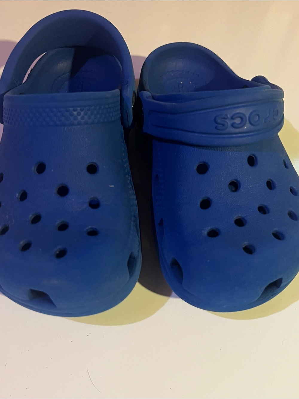 Toddler Crocs dark blue size 8